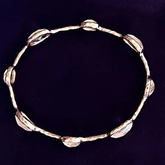 $1195 IPPOLITA 18k ROSE Gold Sterling Silver Rock Candy Quartz Bangle Bracelet - Picture 5 of 6